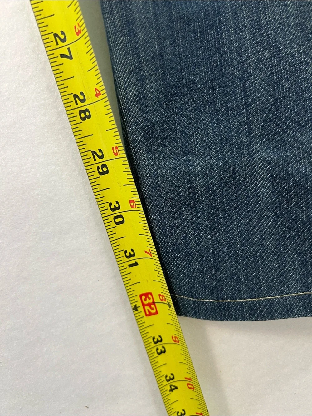 Levi’s 514 Slim Straight Jeans Men’s 36x32 Blue Denim Flap Pocket Casual Classic